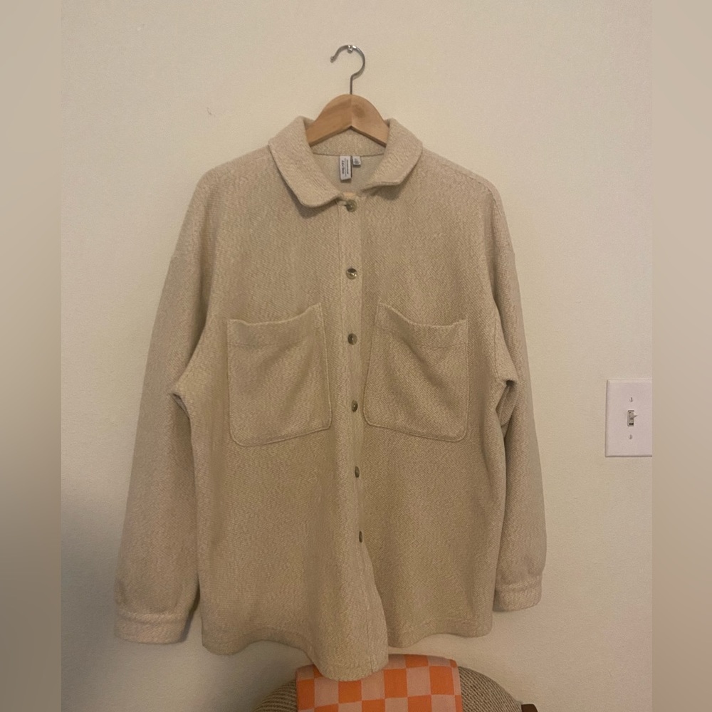 & Other Stories Beige Shacket
